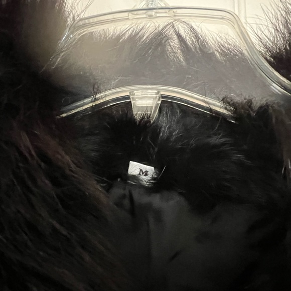 Vintage Rabbit Fur Black Short Women’s Coat - Picture 3 of 7